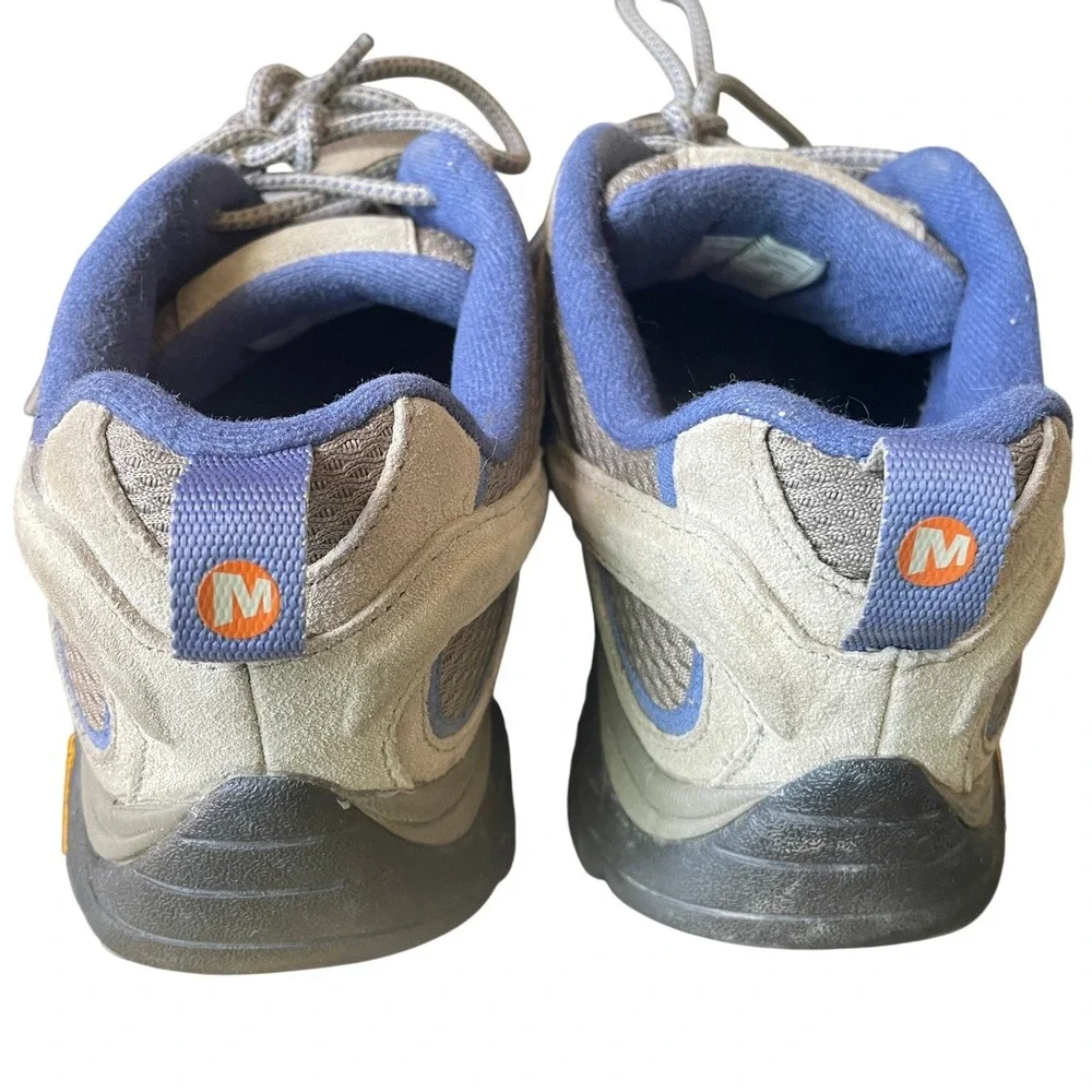 Merrell Womens Moab 2 Vent Aluminum Marlin‎ Hiking Shoes Size 10 Trail Sneakers